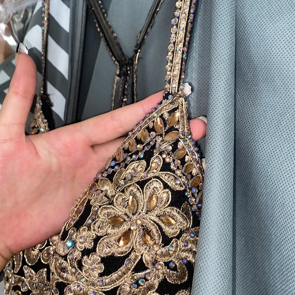 Black and white prom dress - Picture 6 of 7